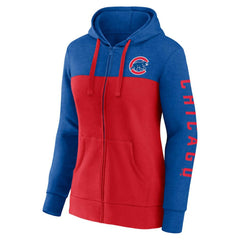 MLB Chicago Cubs Fanatics Women's City Ties Hoodie Full-Zip Sweatshirt