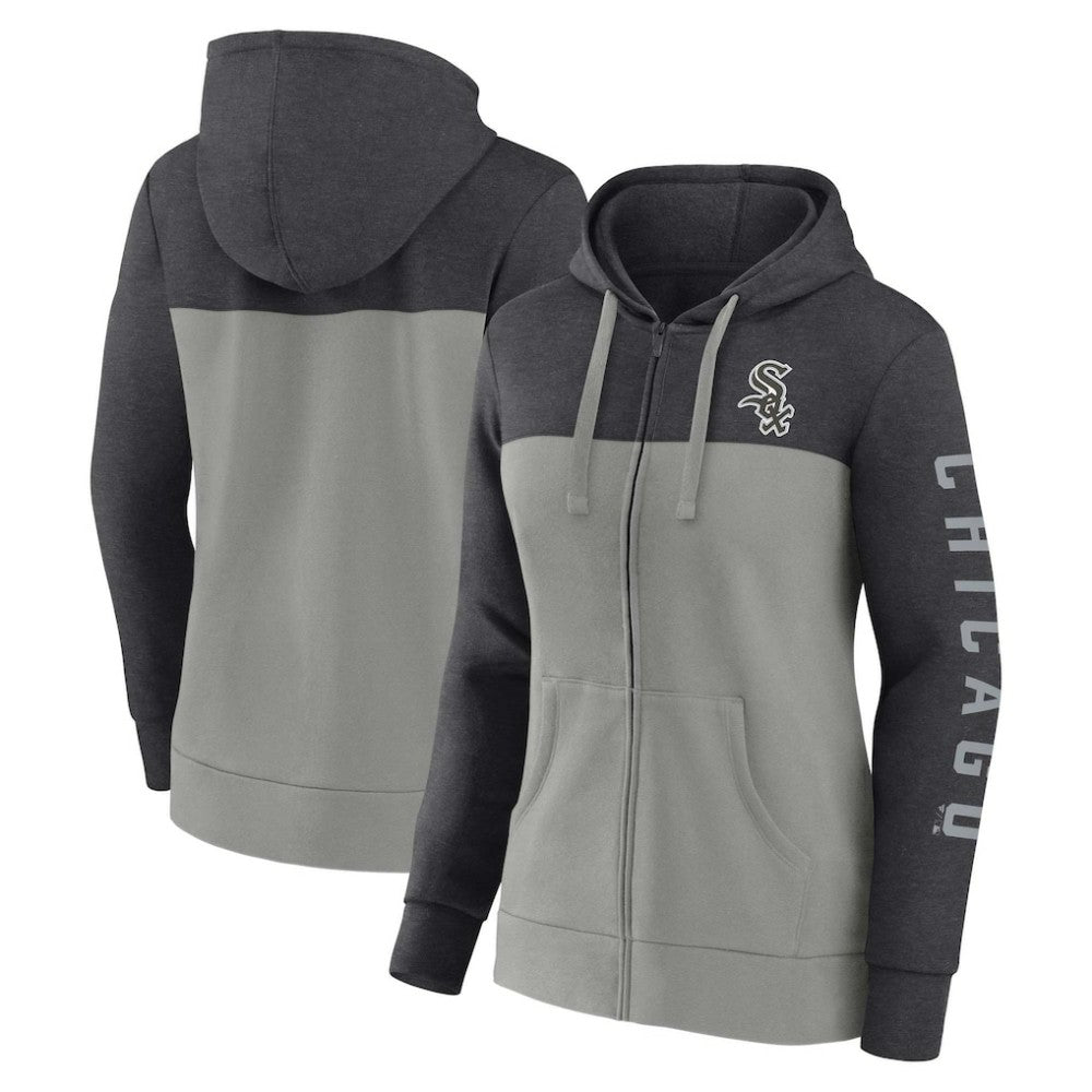 MLB Chicago White Sox Fanatics Women's City Ties Hoodie Full-Zip Sweatshirt