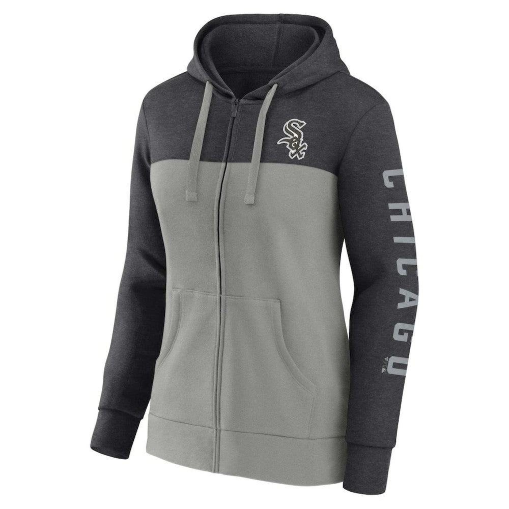 MLB Chicago White Sox Fanatics Women's City Ties Hoodie Full-Zip Sweatshirt