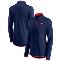 MLB Minnesota Twins Fanatics Women's Corner Quarter-Zip Top