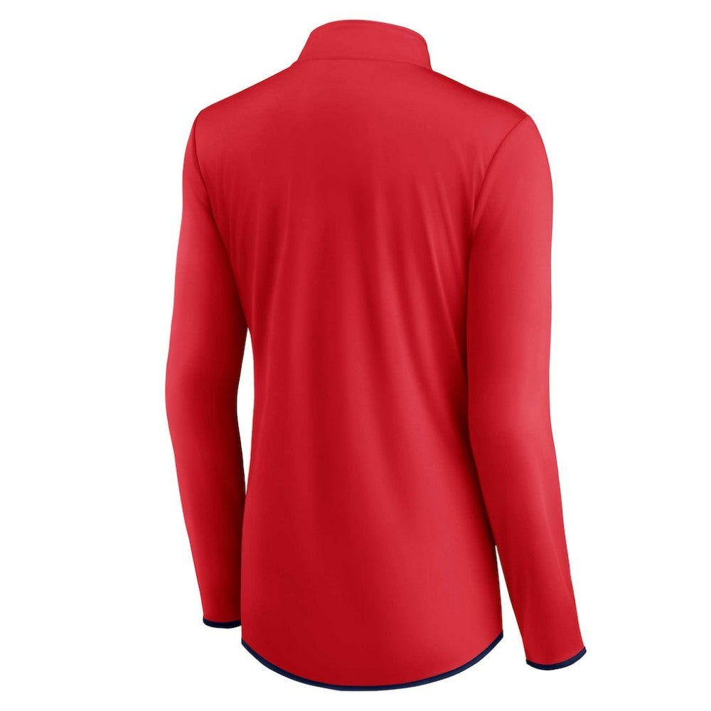 MLB Washington Nationals Fanatics Women's Corner Quarter-Zip Top
