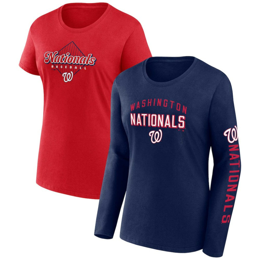 MLB Washington Nationals Fanatics Women's T-Shirt Combo Pack