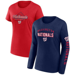 MLB Washington Nationals Fanatics Women's T-Shirt Combo Pack