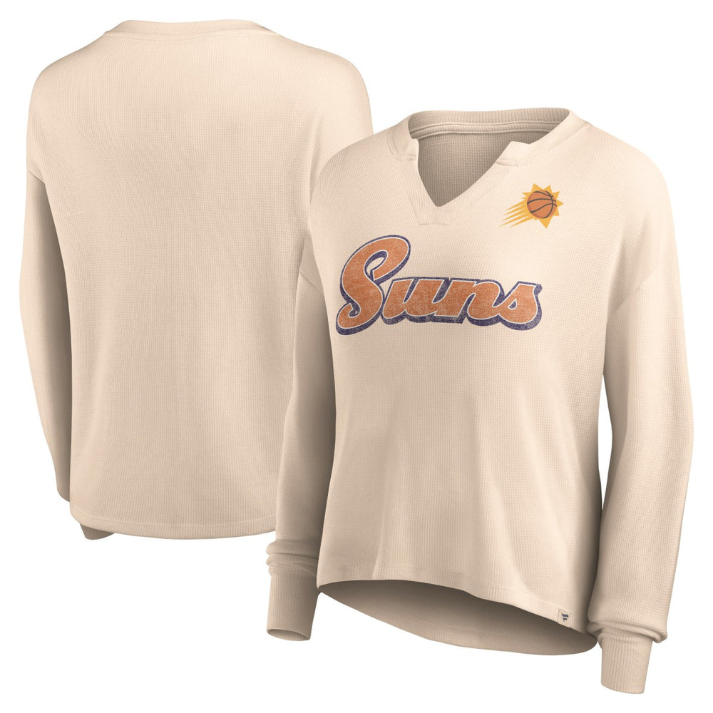 NBA Phoenix Suns Women's Go For It Long Sleeve Notch Neck T-Shirt