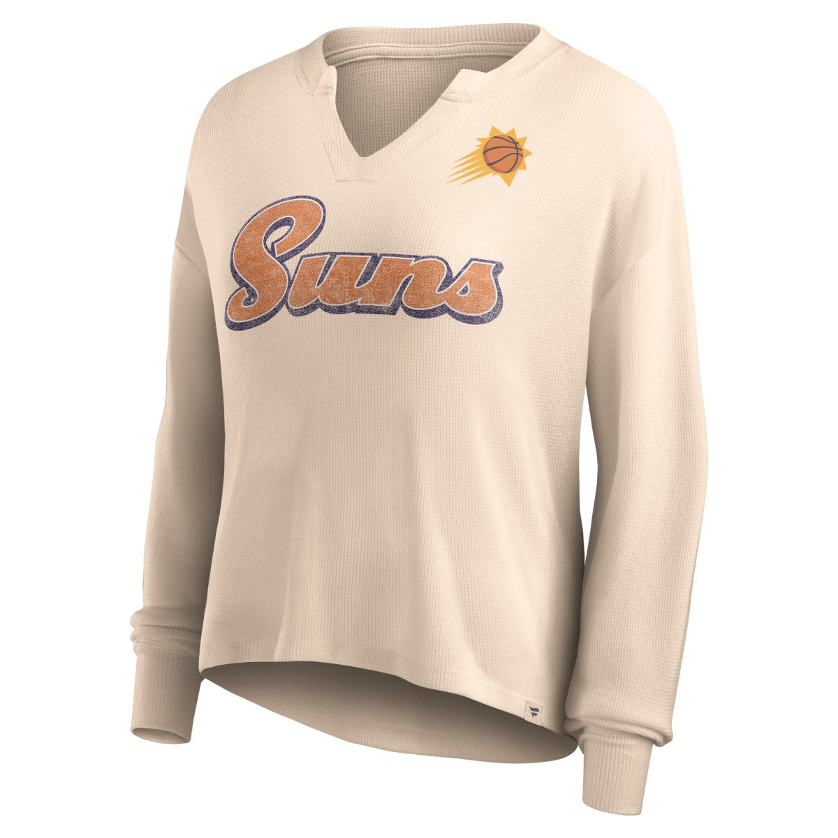 NBA Phoenix Suns Women's Go For It Long Sleeve Notch Neck T-Shirt