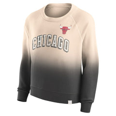 NBA Chicago Bulls Women's Lounge Arch Raglan Pullover Sweatshirt
