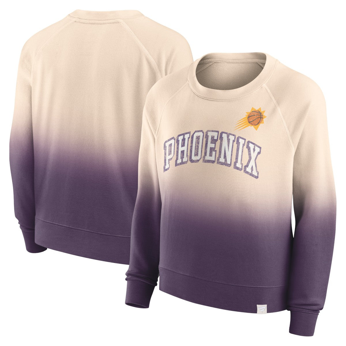 NBA Phoenix Suns Women's Lounge Arch Raglan Pullover Sweatshirt