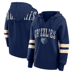 NBA Memphis Grizzlies Women's Bold Move Dolman V-Neck High Hip Hoodie