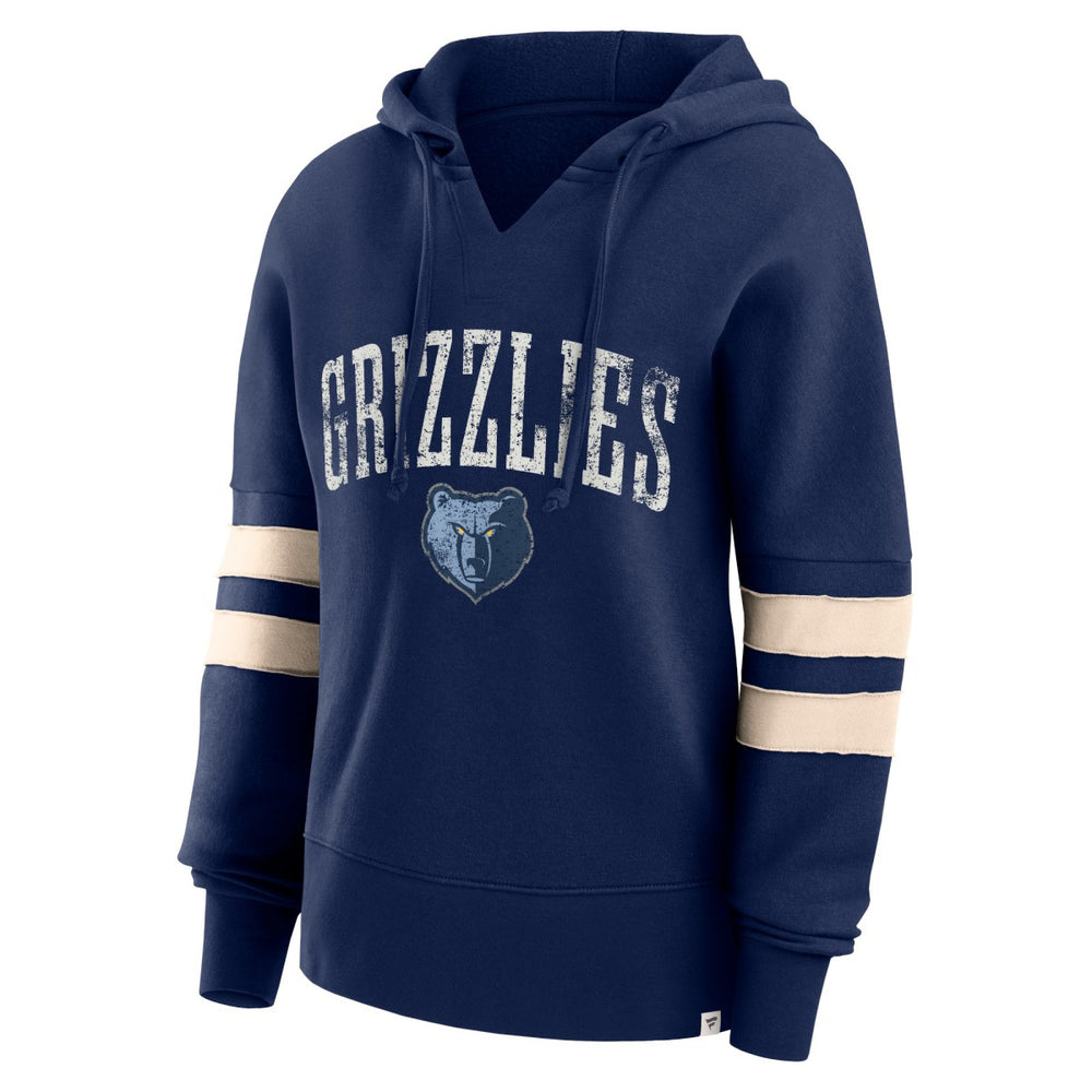 NBA Memphis Grizzlies Women's Bold Move Dolman V-Neck High Hip Hoodie