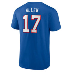 Josh Allen  Icon Player Name & Number T-Shirt - Buffalo Bills