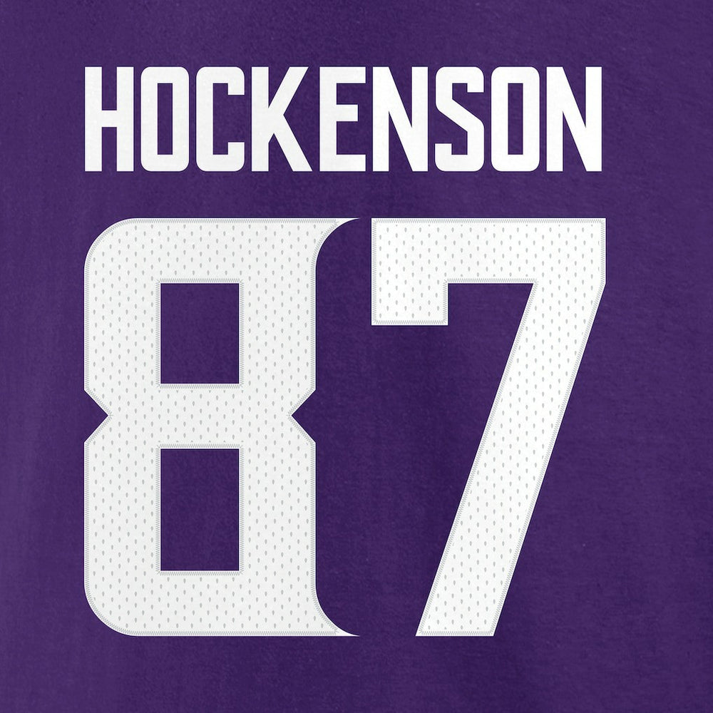 T.J. Hockenson  Icon Player Name & Number T-Shirt - Minnesota Vikings