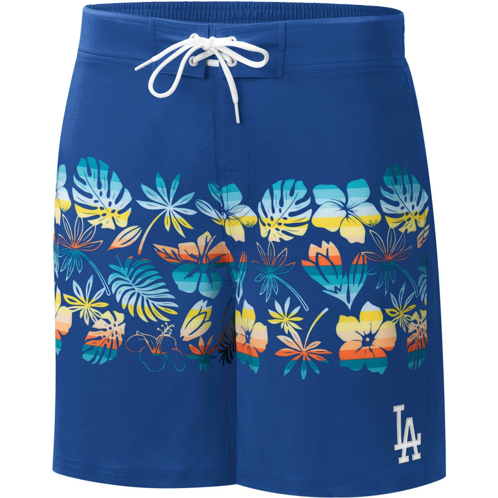 MLB Los Angeles Dodgers G-III Sports by Carl Banks Breeze Volley Swim Shorts