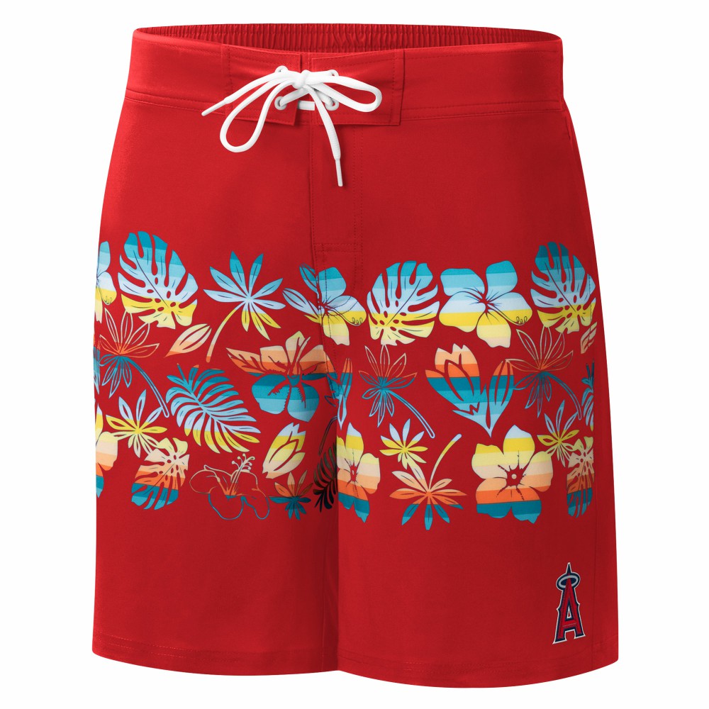 MLB Los Angeles Angels G-III Sports by Carl Banks Breeze Volley Swim Shorts