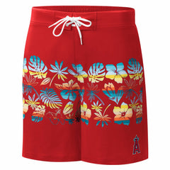MLB Los Angeles Angels G-III Sports by Carl Banks Breeze Volley Swim Shorts