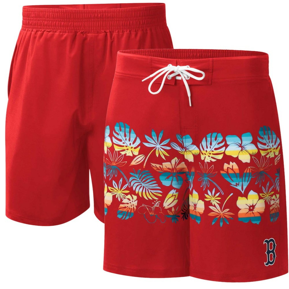 MLB Boston Red Sox G-III Sports by Carl Banks Breeze Volley Swim Shorts