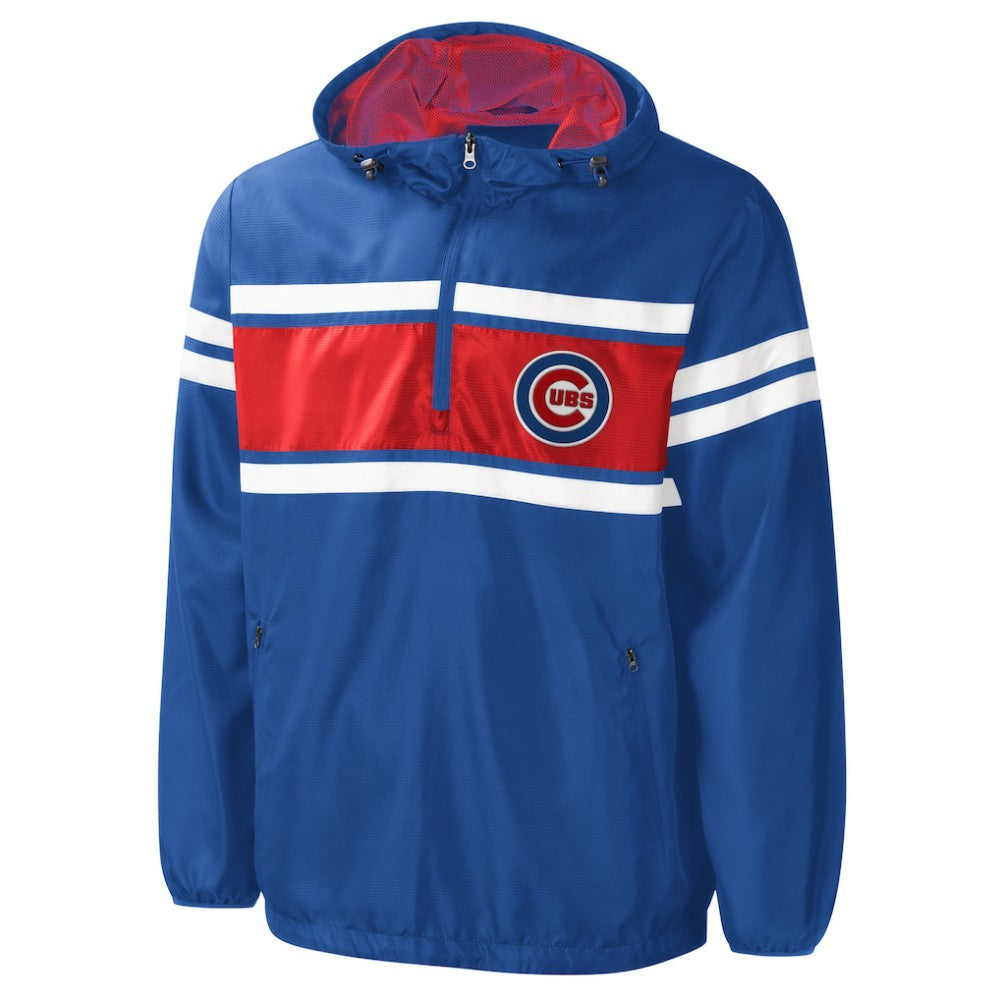 MLB Chicago Cubs G-III Sports by Carl Banks Game Score Quarter-Zip Windbreaker