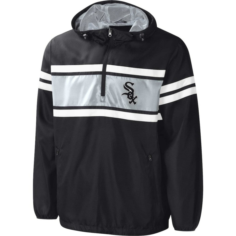MLB Chicago White Sox G-III Sports by Carl Banks Game Score Quarter-Zip Windbreaker