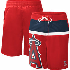 MLB Los Angeles Angels G-III Sports by Carl Banks Sea Wind Swim Shorts