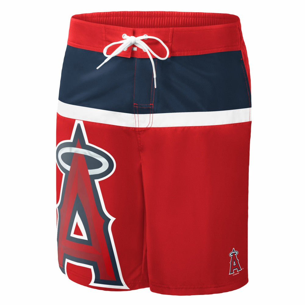 MLB Los Angeles Angels G-III Sports by Carl Banks Sea Wind Swim Shorts