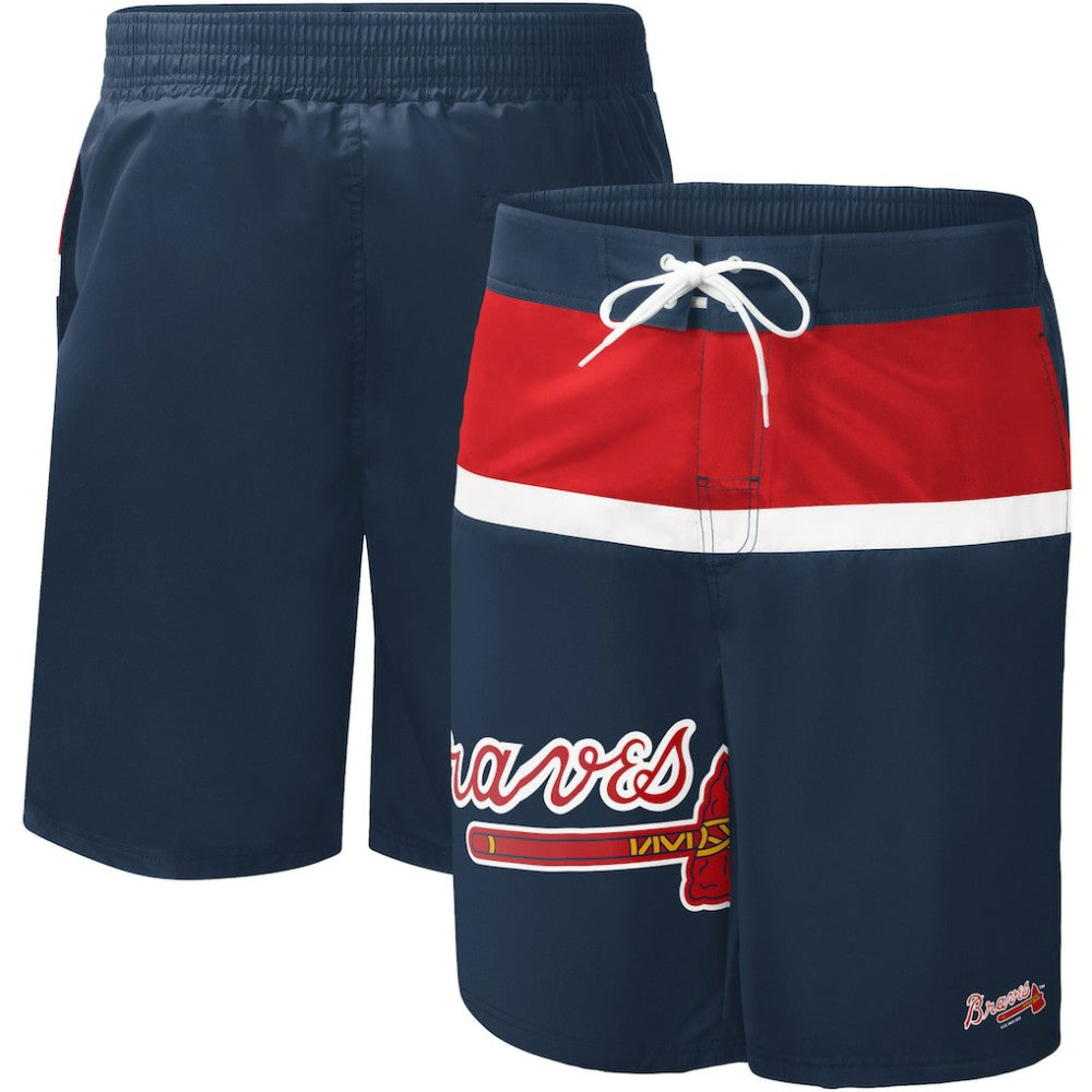MLB Atlanta Braves G-III Sports by Carl Banks Sea Wind Swim Shorts