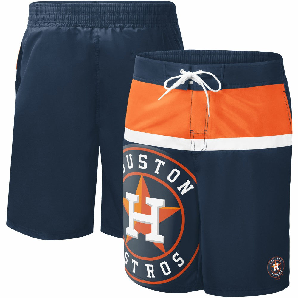 MLB Houston Astros G-III Sports by Carl Banks Sea Wind Swim Shorts