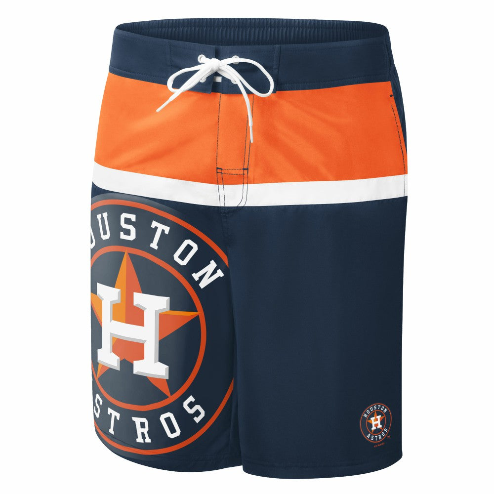 MLB Houston Astros G-III Sports by Carl Banks Sea Wind Swim Shorts