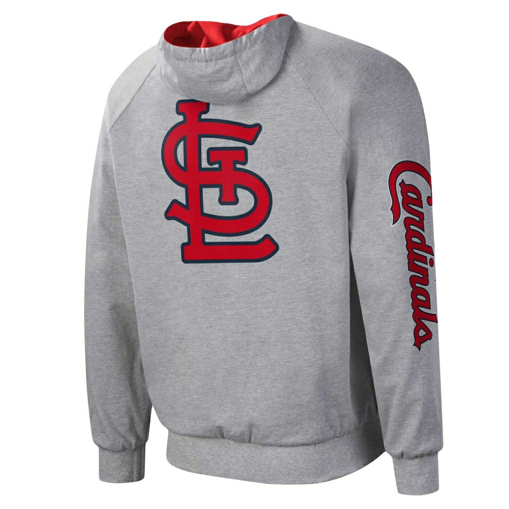 MLB St. Louis Cardinals G-III Sports by Carl Banks Southpaw Reversible Raglan Hoodie Full-Zip Jacket