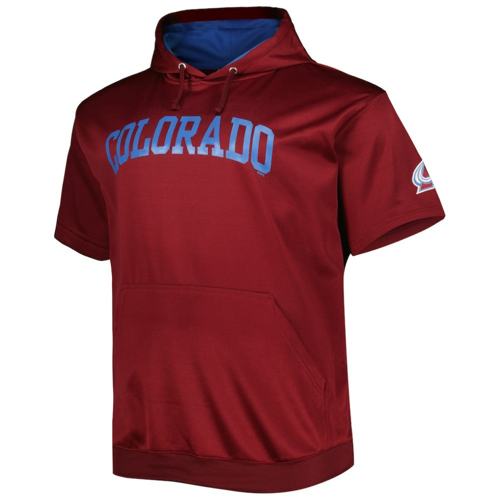 NHL Burgundy Nathan MacKinnon Colorado Avalanche Fanatics Big & Tall Name & Number Pullover Hoodie