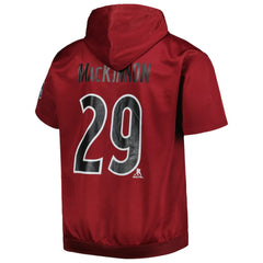 NHL Burgundy Nathan MacKinnon Colorado Avalanche Fanatics Big & Tall Name & Number Pullover Hoodie