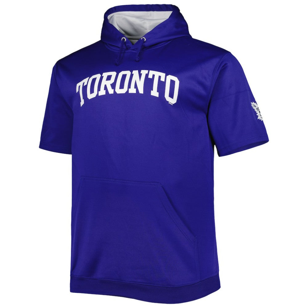 NHL Blue Auston Matthews Toronto Maple Leafs Fanatics Big & Tall Name & Number Pullover Hoodie