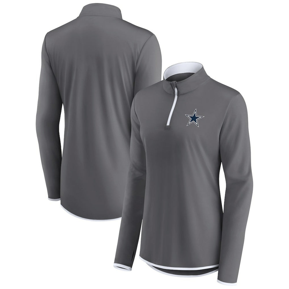 Women's Corner Long Sleeve 1/4 Zip Top - Dallas Cowboys