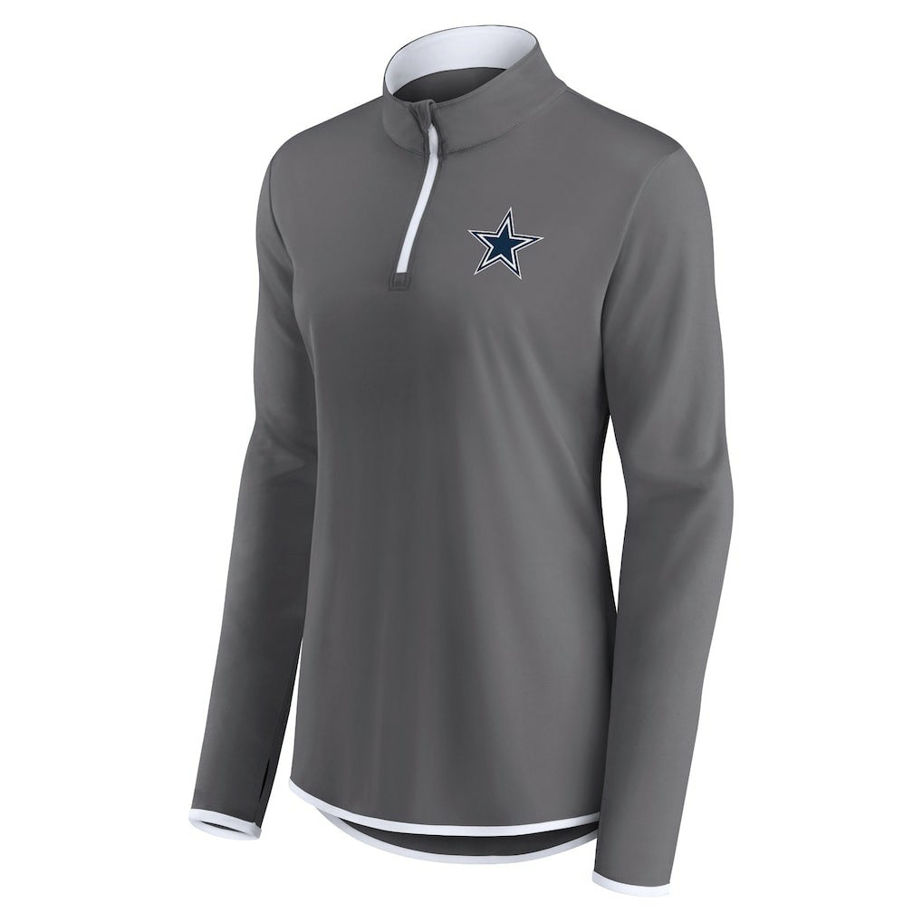 Women's Corner Long Sleeve 1/4 Zip Top - Dallas Cowboys