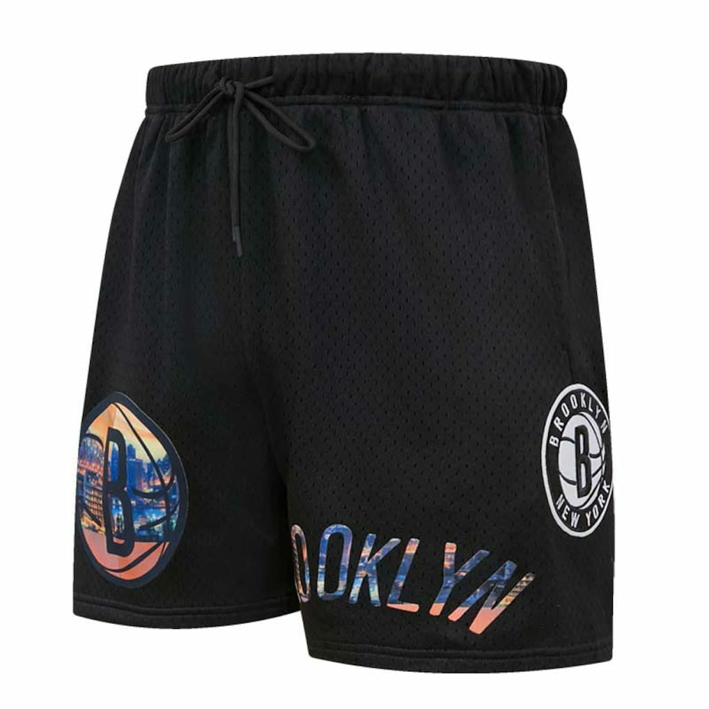 NBA Brooklyn Nets Pro Standard City Scape Mesh Shorts
