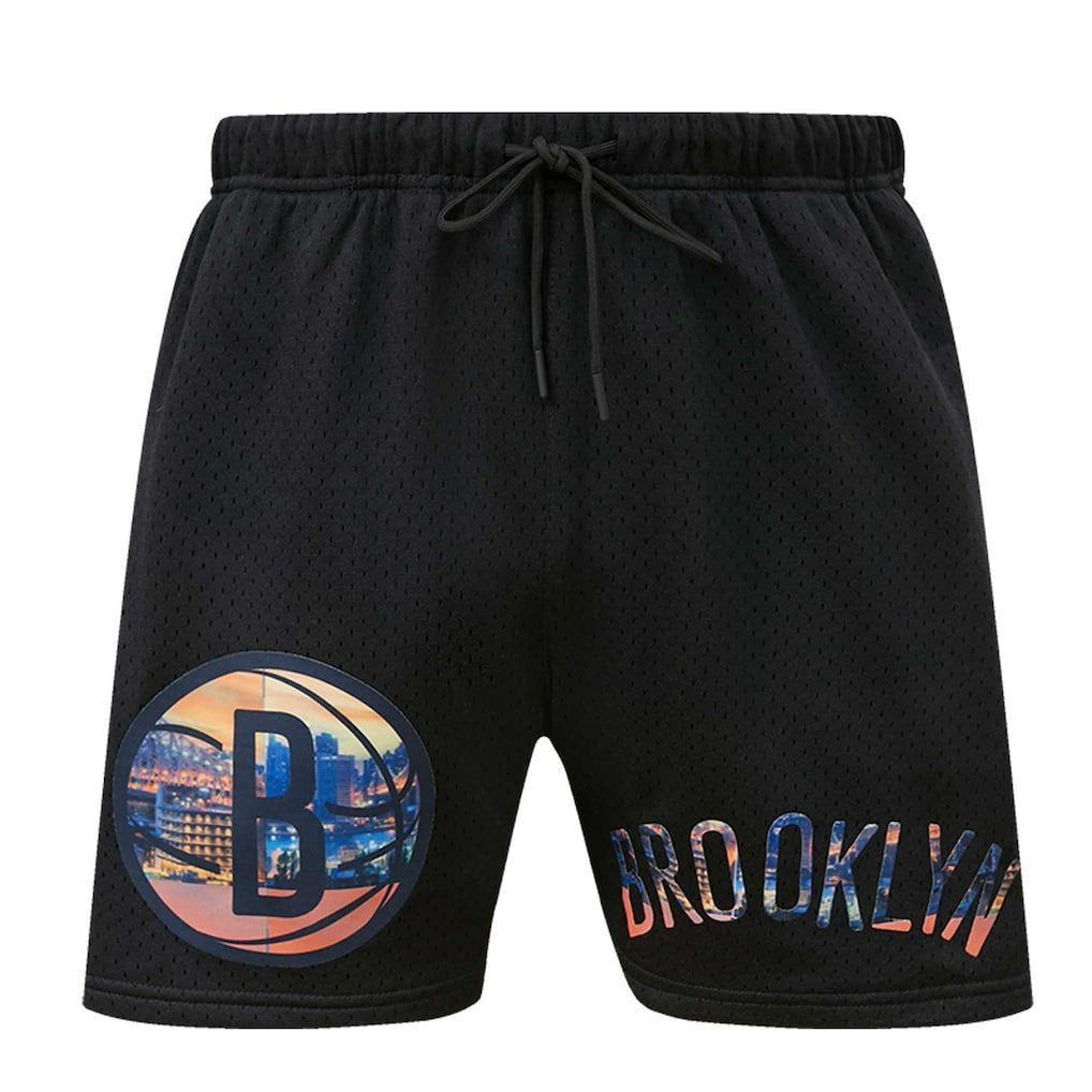 NBA Brooklyn Nets Pro Standard City Scape Mesh Shorts