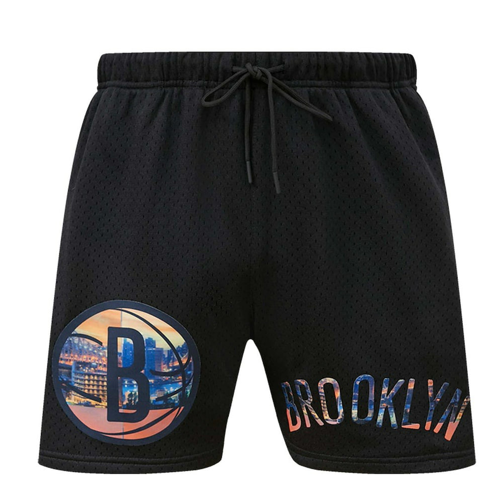 NBA Brooklyn Nets Pro Standard City Scape Mesh Shorts