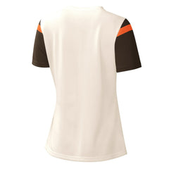 Starter Women's Kick Start V-Neck T-Shirt - Cleveland Browns