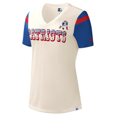 Starter Women's Kick Start V-Neck T-Shirt - New England Patriots