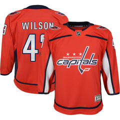 NHL Red Tom Wilson Washington Capitals Youth 2022/23 Premier Player Jersey