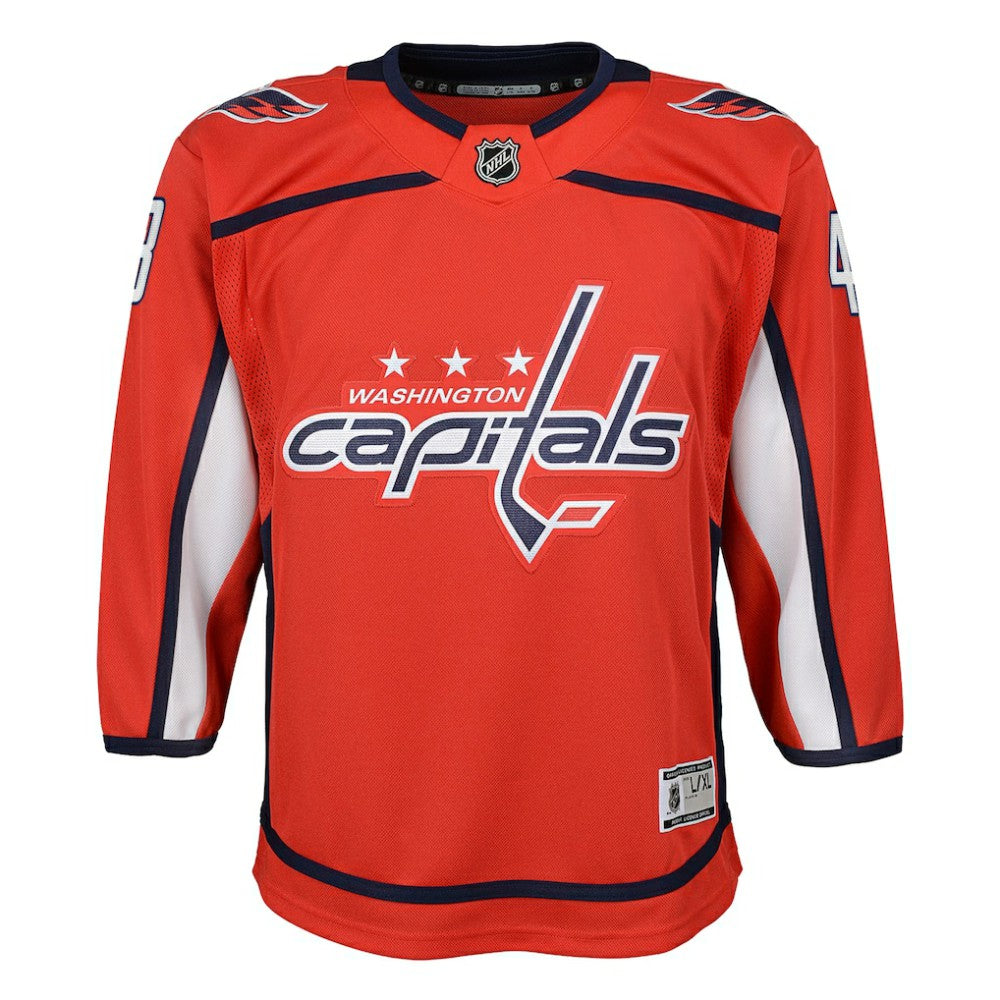NHL Red Tom Wilson Washington Capitals Youth 2022/23 Premier Player Jersey