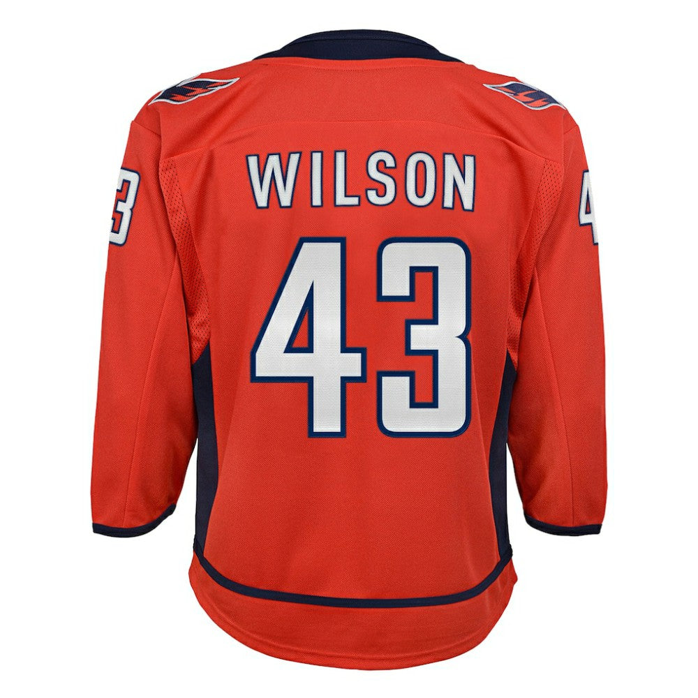 NHL Red Tom Wilson Washington Capitals Youth 2022/23 Premier Player Jersey