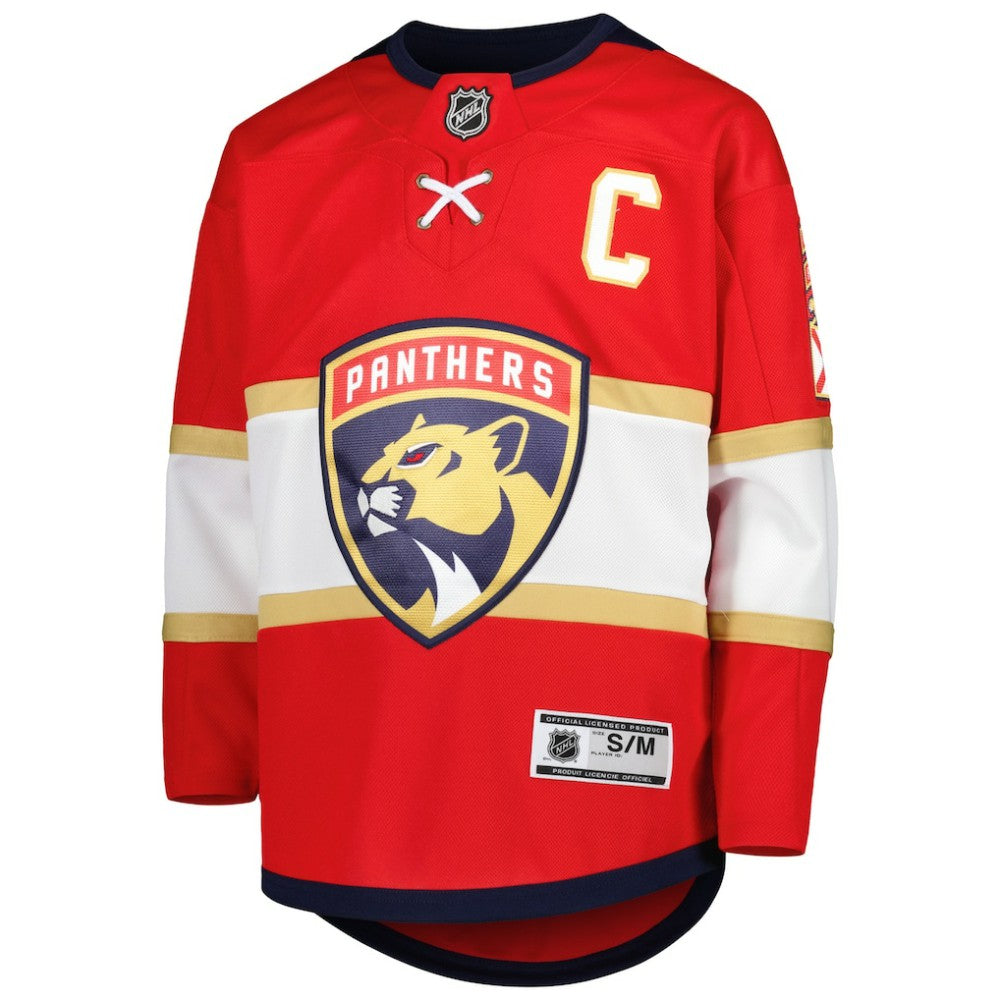 NHL Red Aleksander Barkov Florida Panthers Youth Home Premier Player Jersey