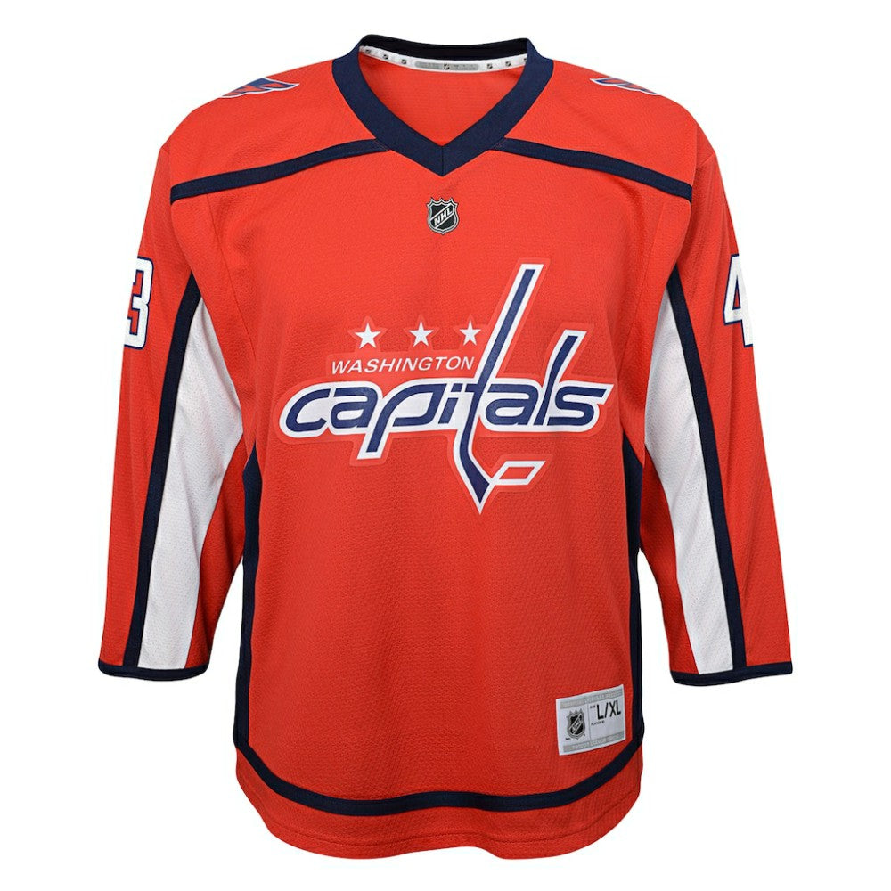 NHL Red Tom Wilson Washington Capitals Youth Home Replica Player Jersey