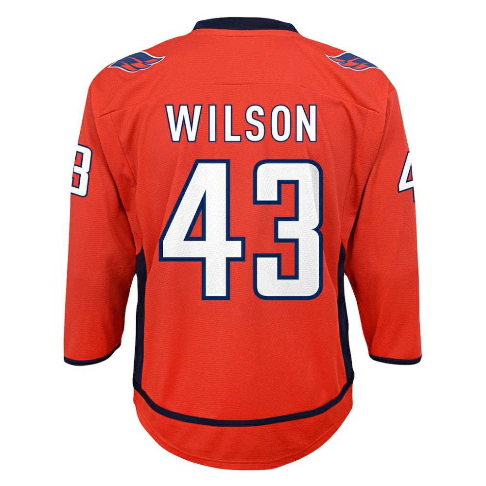 NHL Red Tom Wilson Washington Capitals Youth Home Replica Player Jersey