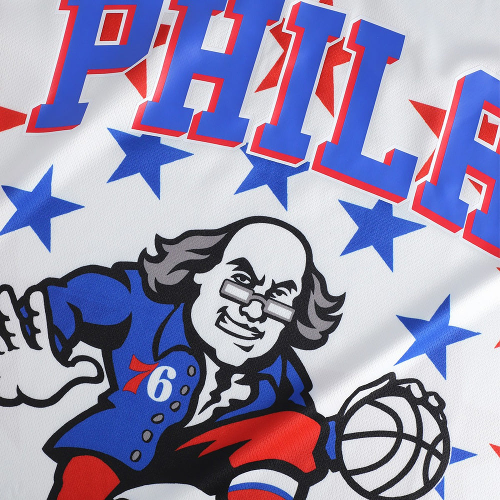 NBA Philadelphia 76ers NBA & KidSuper Studios Unisex Hometown Jersey