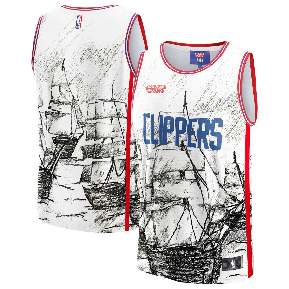 NBA LA Clippers NBA & KidSuper Studios Unisex Hometown Jersey