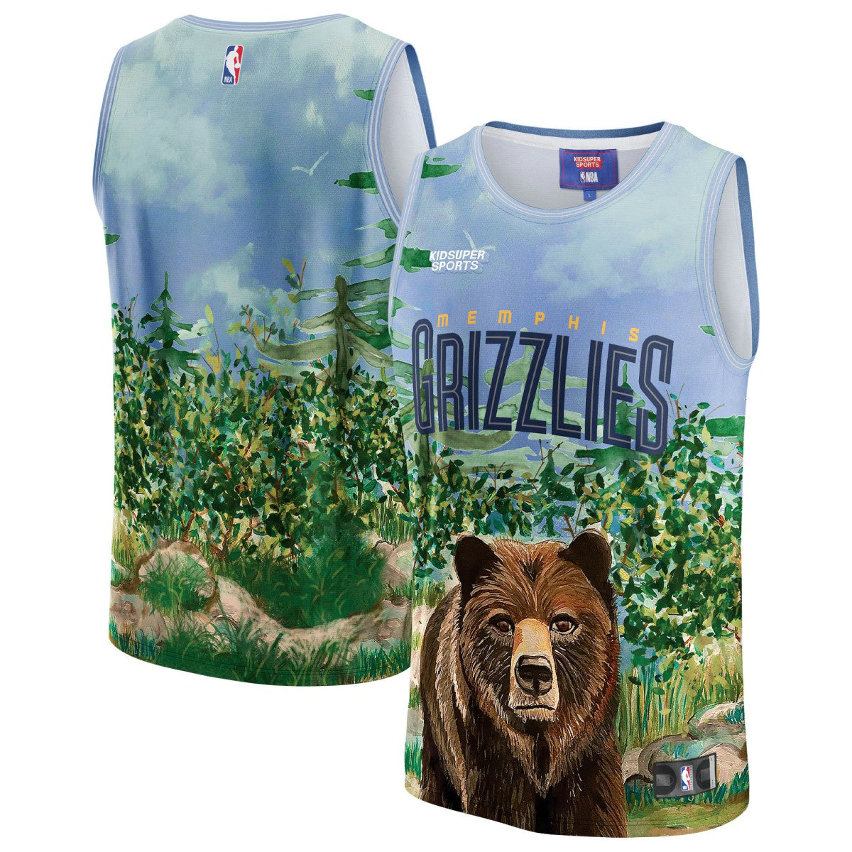 NBA Memphis Grizzlies NBA & KidSuper Studios Unisex Hometown Jersey