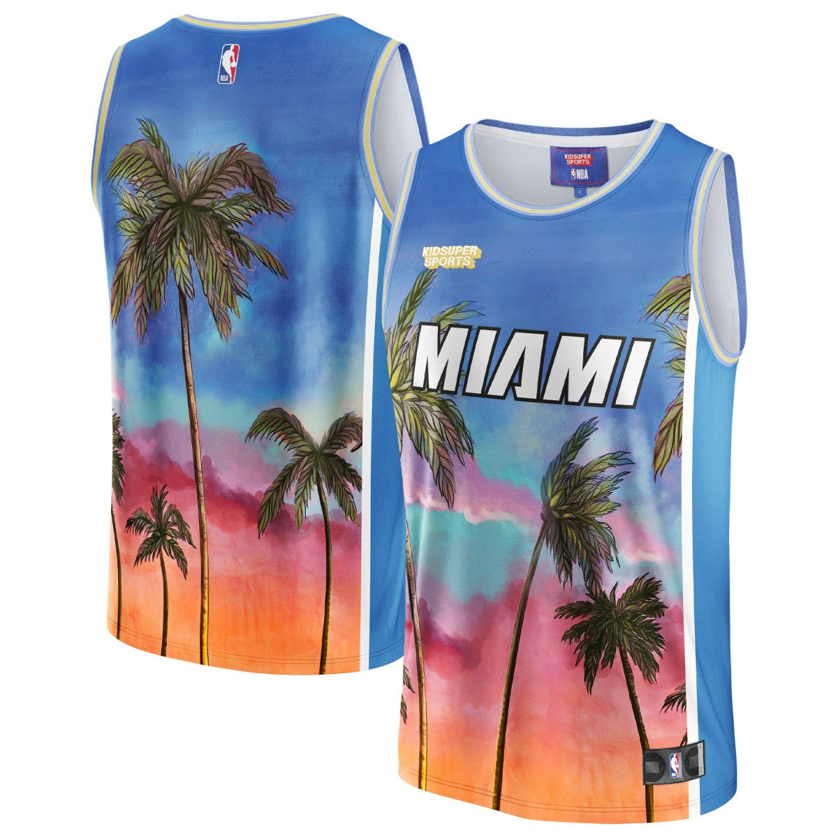 NBA Miami Heat NBA & KidSuper Studios Unisex Hometown Jersey