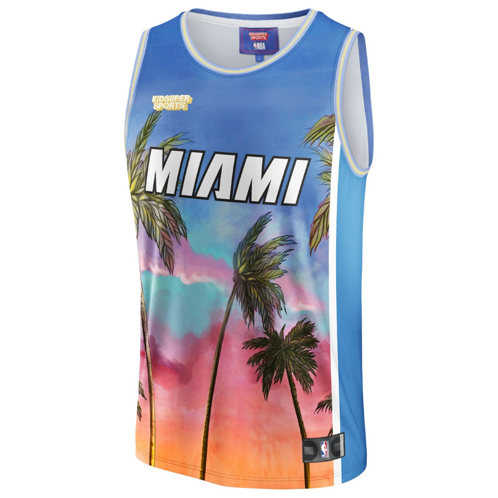 NBA Miami Heat NBA & KidSuper Studios Unisex Hometown Jersey