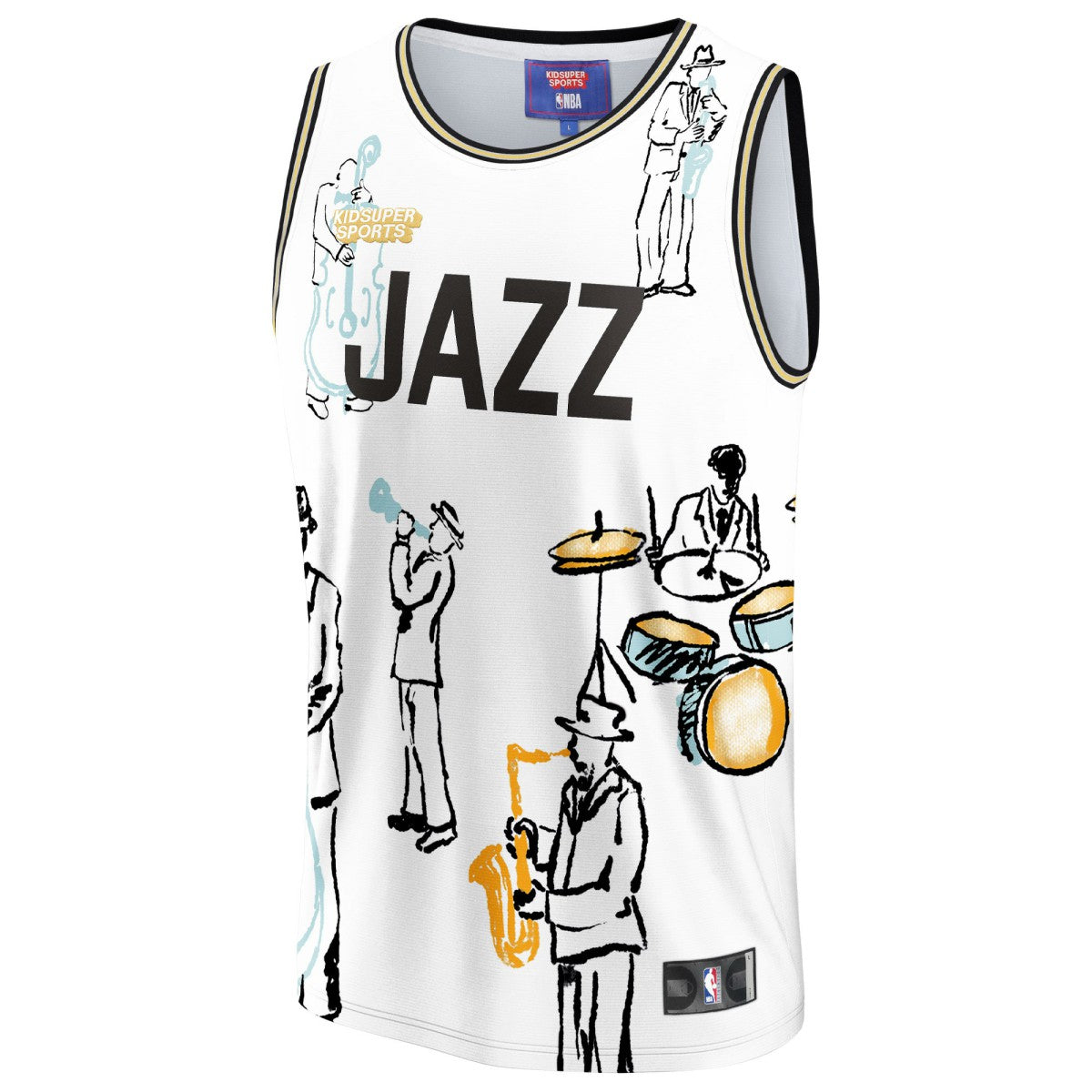 NBA Utah Jazz NBA & KidSuper Studios Unisex Hometown Jersey