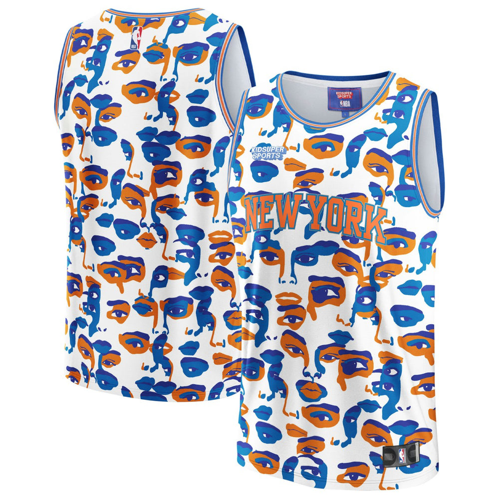 NBA New York Knicks NBA & KidSuper Studios Unisex Hometown Jersey